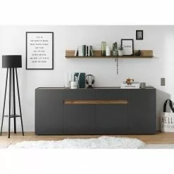 Norrwood Sideboard Olon - Anthrazit - Breite: 220 cm 12 Norrwood Sideboard Olon - Anthrazit - Breite: 220 cm -Büromöbel Verkäufe 1000260644 210422 08443300039 MOOD DETAILS P000000001000260644 mood