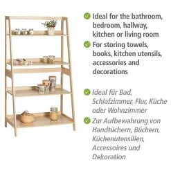 WENKO Standregal Edda - Eiche massiv -Büromöbel Verkäufe 1000260942 210423 13340700128 DETAILS P000000001000260942