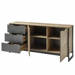 Red Living Sideboard Cocody II - Eiche Montana Dekor / Grau 11 Red Living Sideboard Cocody II - Eiche Montana Dekor / Grau -Büromöbel Verkäufe 1000261326 210426 09140200054 DETAILS P000000001000261326