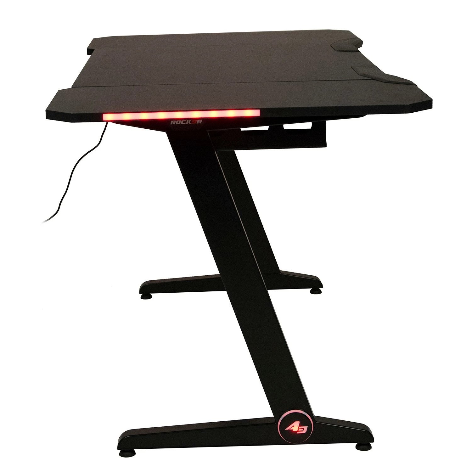 Duo Collection LED Gaming Tisch Game Rocker GT-45 - Carbon Dekor / Schwarz 4 Duo Collection LED Gaming Tisch Game Rocker GT-45 - Carbon Dekor / Schwarz – Bild 2