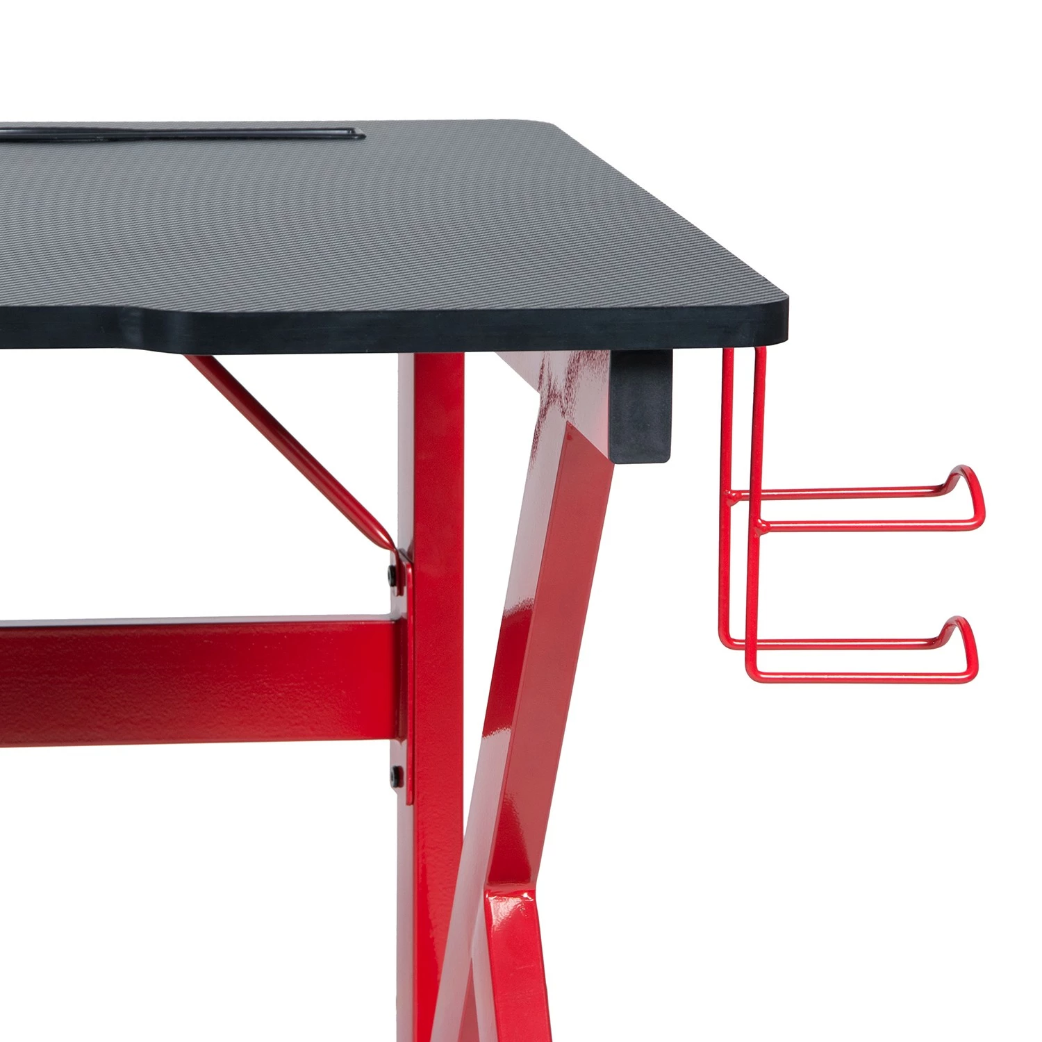 Duo Collection Gaming Tisch Game Rocker GT-11 - Carbon Dekor / Rot 4 Duo Collection Gaming Tisch Game Rocker GT-11 - Carbon Dekor / Rot – Bild 2