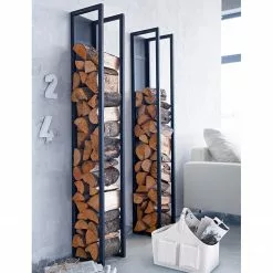 Red Living Kaminholzregal Tizzano - Metall - Schwarz -Büromöbel Verkäufe 1000261650 210423 13341400005 MOOD DETAILS P000000001000261650 mood