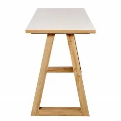 Jahnke Schreibtisch CLUB C 135 - Kerneiche Dekor / Weiß -Büromöbel Verkäufe 1000261786 210426 09084400017 DETAILS P000000001000261786