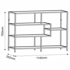 Red Living Regal Coogee II - Schwarz / Gold -Büromöbel Verkäufe 1000263275 210430 14473000074 SKETCH DETAILS P000000001000263275 sketch