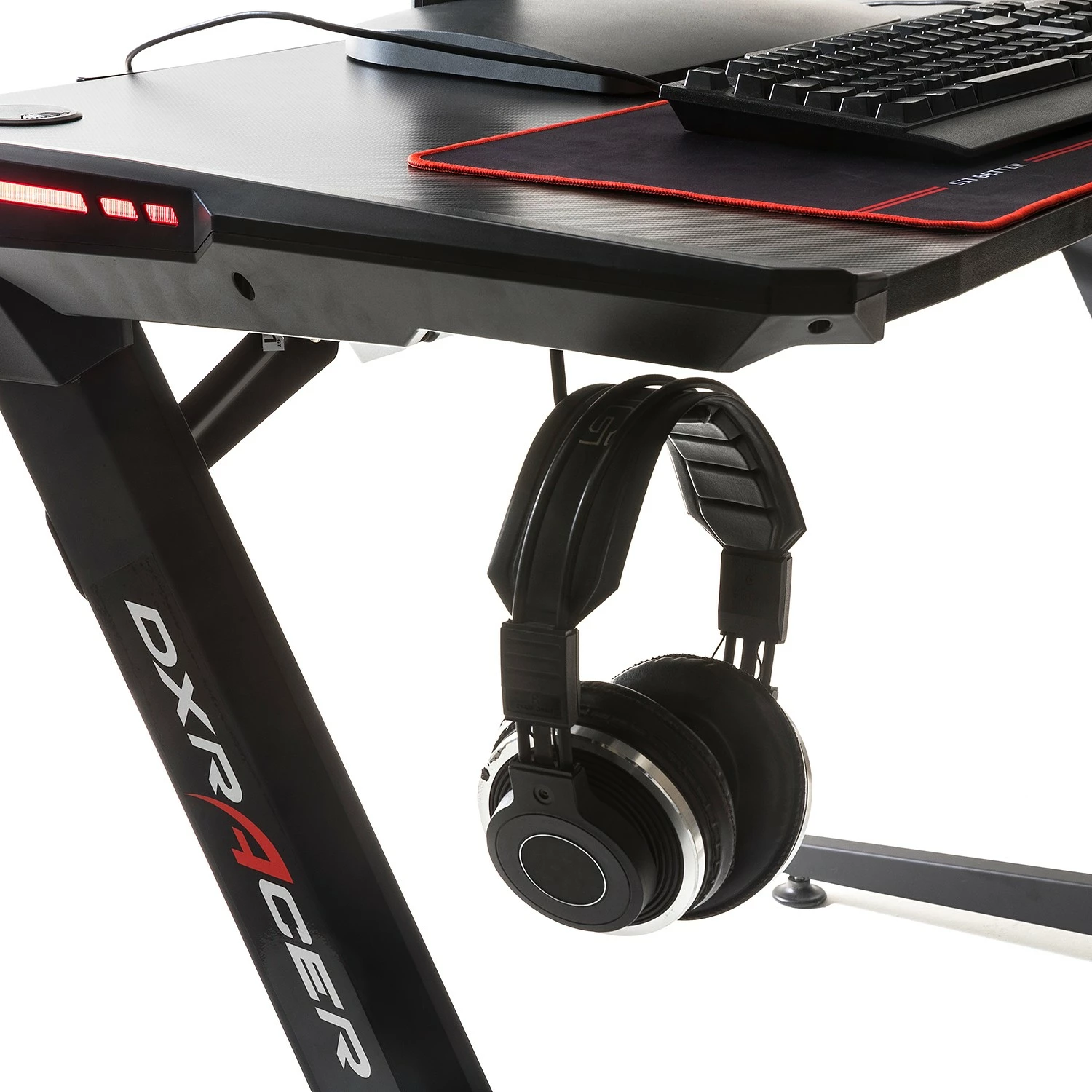 DXRacer Gaming Desk Master LED - Carbonoptik / Schwarz 9 DXRacer Gaming Desk Master LED - Carbonoptik / Schwarz – Bild 7