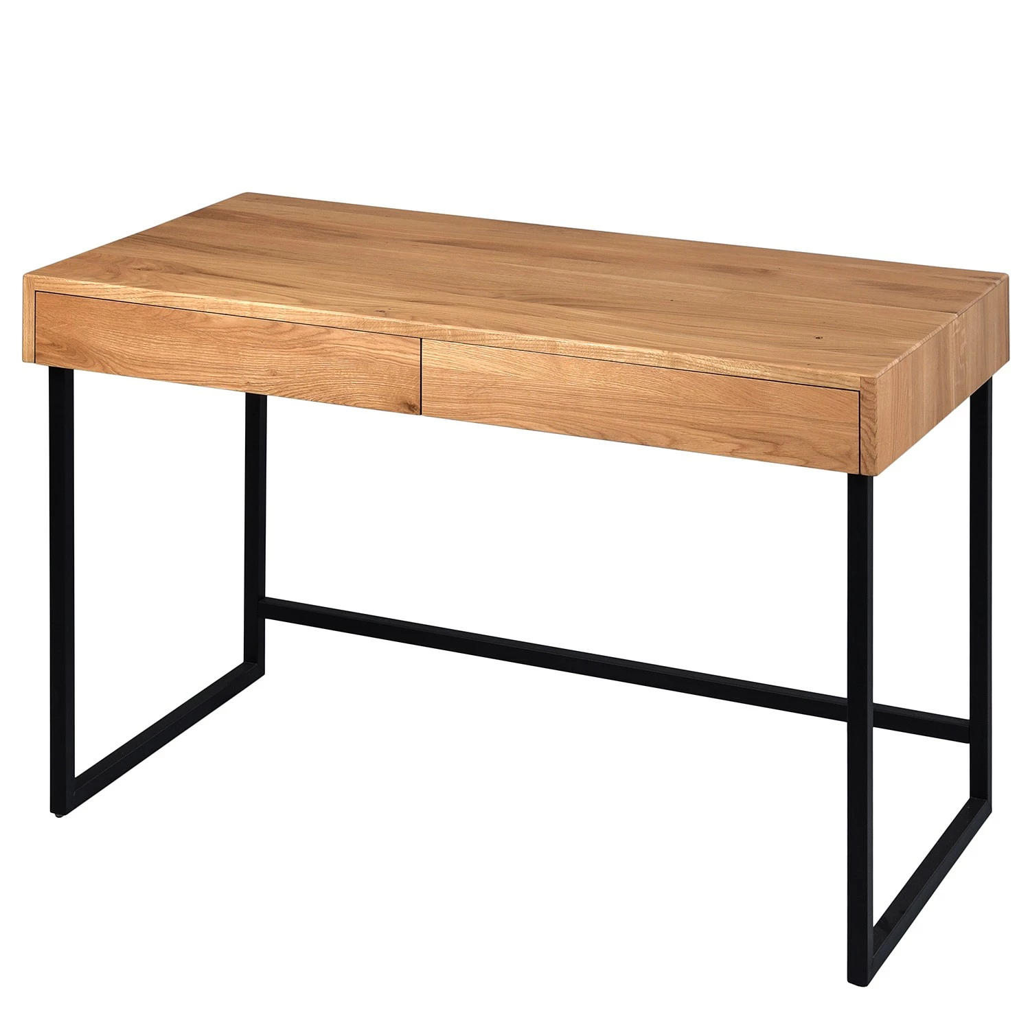 Red Living Schreibtisch Verlines - Wildeiche massiv / Metall - Wildeiche / Schwarz 3 Red Living Schreibtisch Verlines - Wildeiche massiv / Metall - Wildeiche / Schwarz