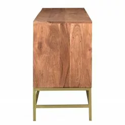 Jack & Alice Sideboard Puyo - Akazie massiv / Metall - Akazie / Gold -Büromöbel Verkäufe 1000264972 220118 13141300075 DETAILS P000000001000264972