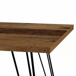 Furnitive Schreibtisch Unieux - Altholz Dekor - Breite: 160 cm - Schwarz -Büromöbel Verkäufe 1000265571 210520 14004100507 DETAILS P000000001000265571