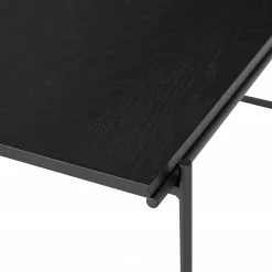 Mørteens Schreibtisch Migne - Eiche Schwarz - Schwarz -Büromöbel Verkäufe 1000266027 220401 060 DETAILS P000000001000266027