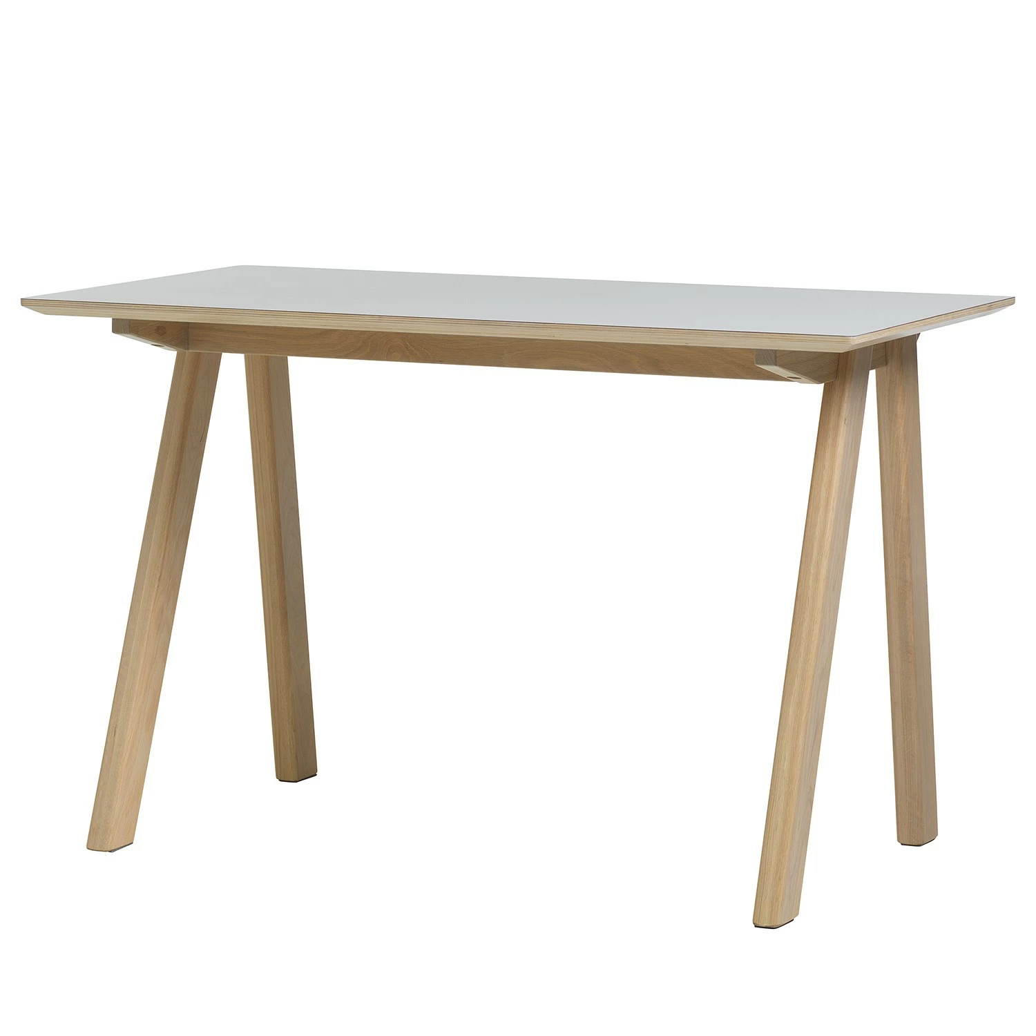 Norrwood Schreibtisch Berri - Eiche teilmassiv - Hellgrau / Eiche 3 Norrwood Schreibtisch Berri - Eiche teilmassiv - Hellgrau / Eiche