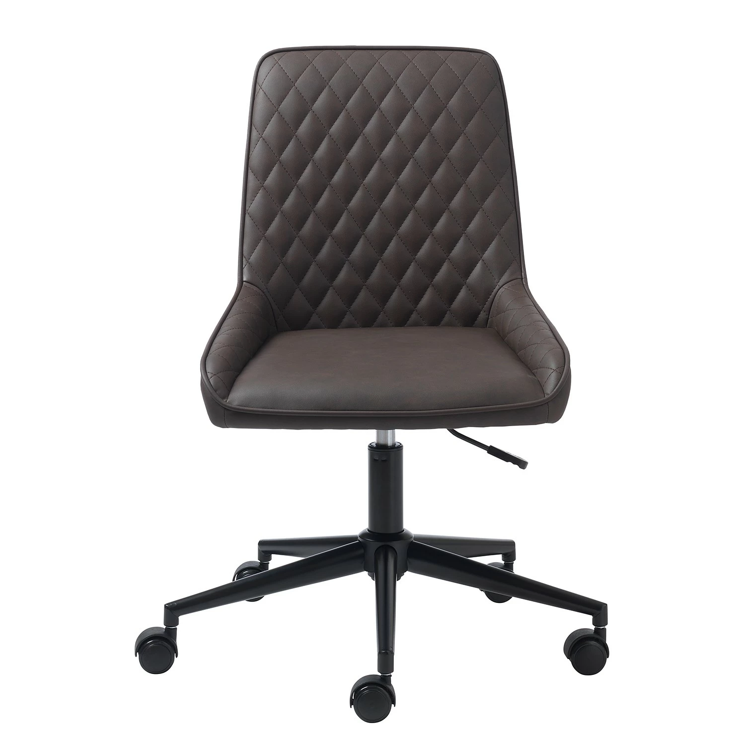 Red Living Bürodrehstuhl Dela II - Kunstleder / Metall - Dunkelbraun / Schwarz 5 Red Living Bürodrehstuhl Dela II - Kunstleder / Metall - Dunkelbraun / Schwarz – Bild 3