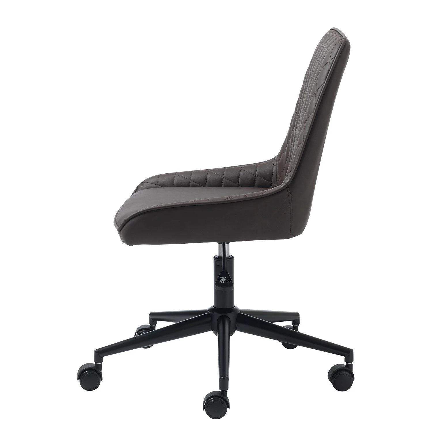 Red Living Bürodrehstuhl Dela II - Kunstleder / Metall - Dunkelbraun / Schwarz 6 Red Living Bürodrehstuhl Dela II - Kunstleder / Metall - Dunkelbraun / Schwarz – Bild 4