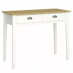 Steens Schreibtisch Nola - Kiefer teilmassiv - Weiß -Büromöbel Verkäufe 1000267389 210521 09344400016 DETAILS P000000001000267389