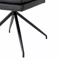 Fredriks Bürostuhl Abud - Kunstleder / Stahl - Schwarz -Büromöbel Verkäufe 1000267826 220823 055 DETAILS P000000001000267826