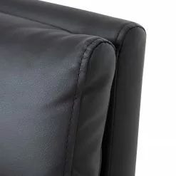 Fredriks Bürostuhl Abud - Kunstleder / Stahl - Schwarz -Büromöbel Verkäufe 1000267826 220823 080 DETAILS P000000001000267826