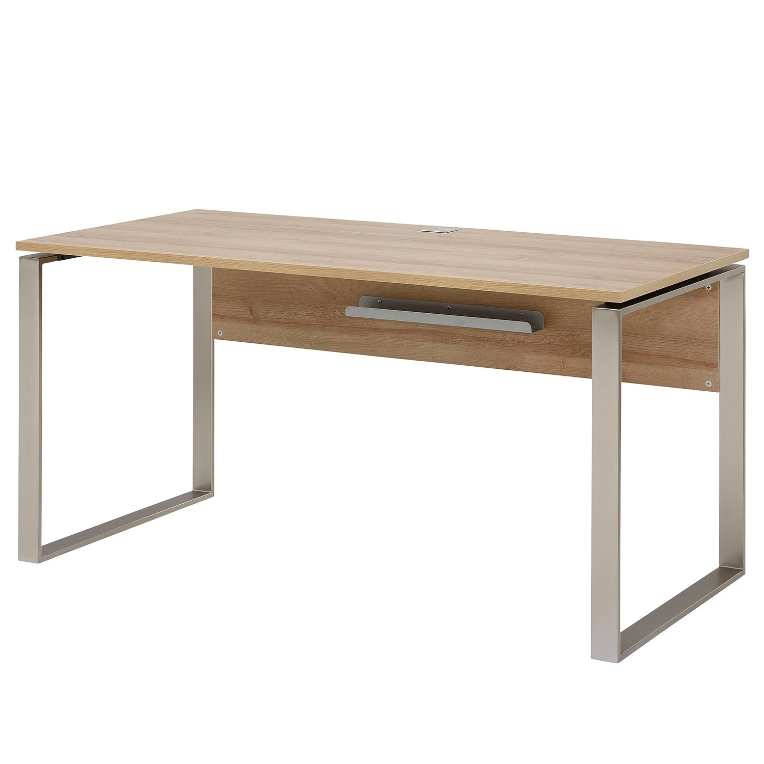 Maja Möbel Schreibtisch YOLO - Breite: 150 cm - Vernickelt 3 Maja Möbel Schreibtisch YOLO - Breite: 150 cm - Vernickelt