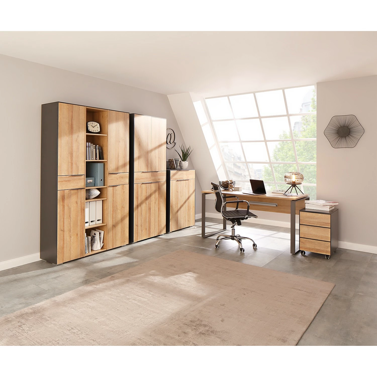 Maja Möbel Schreibtisch YOLO - Breite: 150 cm - Vernickelt 4 Maja Möbel Schreibtisch YOLO - Breite: 150 cm - Vernickelt – Bild 2