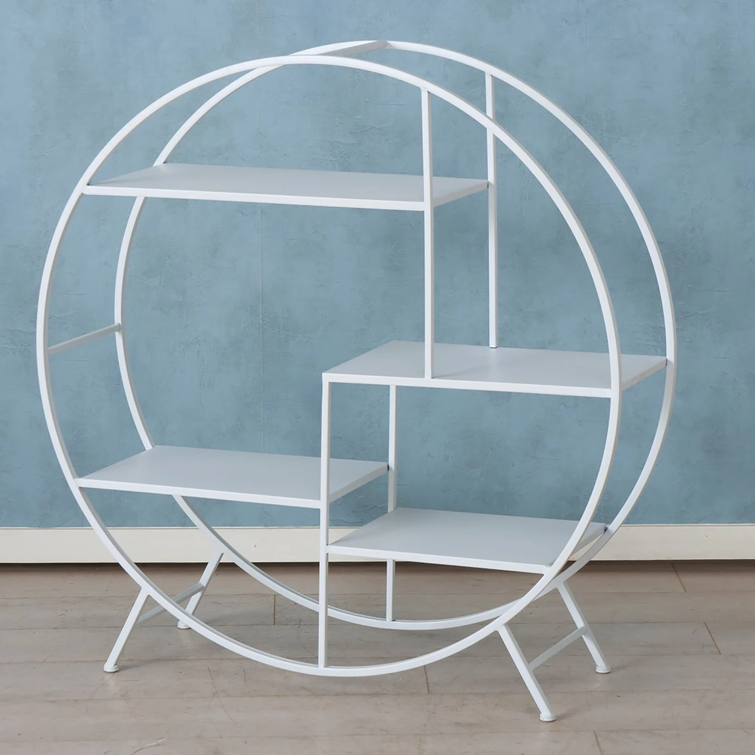 Boltze Regal Carlton - Metall - Weiß 4 Boltze Regal Carlton - Metall - Weiß – Bild 2