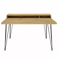 Furnitive Schreibtisch Unieux III - Asteiche Dekor - Schwarz -Büromöbel Verkäufe 1000271775 210715 15451400002 DETAILS P000000001000271775