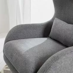 Furnitive Massagebürostuhl Barnard - (mit Massagefunktion) - Webstoff / Metall - Hellgrau / Chrom -Büromöbel Verkäufe 1000272624 220629 023 MOOD DETAILS P000000001000272624 mood