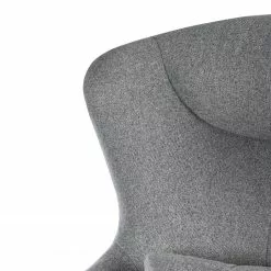 Furnitive Massagebürostuhl Barnard - (mit Massagefunktion) - Webstoff / Metall - Hellgrau / Chrom -Büromöbel Verkäufe 1000272624 220629 080 DETAILS P000000001000272624