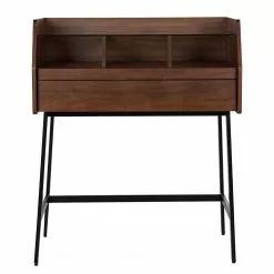 Loftscape Sekretär Noora - Walnuss / Schwarz -Büromöbel Verkäufe 1000272893 220331 040 DETAILS P000000001000272893