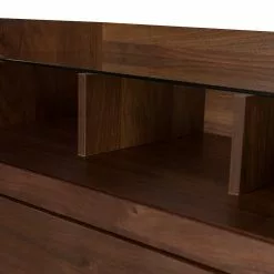 Loftscape Sekretär Noora - Walnuss / Schwarz -Büromöbel Verkäufe 1000272893 220331 070 DETAILS P000000001000272893