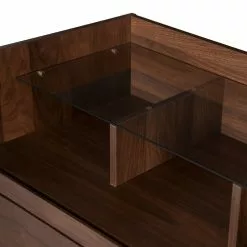 Loftscape Sekretär Noora - Walnuss / Schwarz -Büromöbel Verkäufe 1000272893 220331 071 DETAILS P000000001000272893