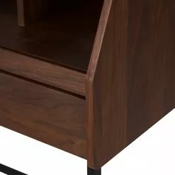 Loftscape Sekretär Noora - Walnuss / Schwarz -Büromöbel Verkäufe 1000272893 220331 073 DETAILS P000000001000272893