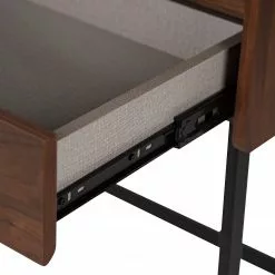 Loftscape Sekretär Noora - Walnuss / Schwarz -Büromöbel Verkäufe 1000272893 220331 076 DETAILS P000000001000272893