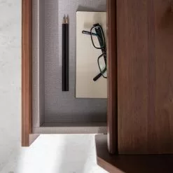 Loftscape Sekretär Noora - Walnuss / Schwarz -Büromöbel Verkäufe 1000272893 220530 050 DETAILS P000000001000272893