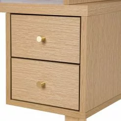 Loftscape Schreibtisch Noa - Eiche Dekor / Gummibaum -Büromöbel Verkäufe 1000272895 220331 073 DETAILS P000000001000272895