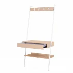 Loftscape Schreibtischregal North - Eiche Dekor / Matt Weiß -Büromöbel Verkäufe 1000272897 211027 08483100051 DETAILS P000000001000272897