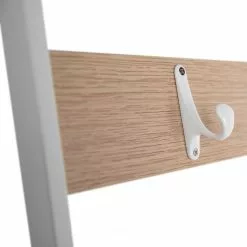 Loftscape Schreibtischregal North - Eiche Dekor / Matt Weiß -Büromöbel Verkäufe 1000272897 220406 060 DETAILS P000000001000272897