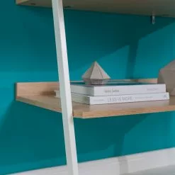 Loftscape Schreibtischregal North - Eiche Dekor / Matt Weiß -Büromöbel Verkäufe 1000272897 220531 022 MOOD DETAILS P000000001000272897 mood