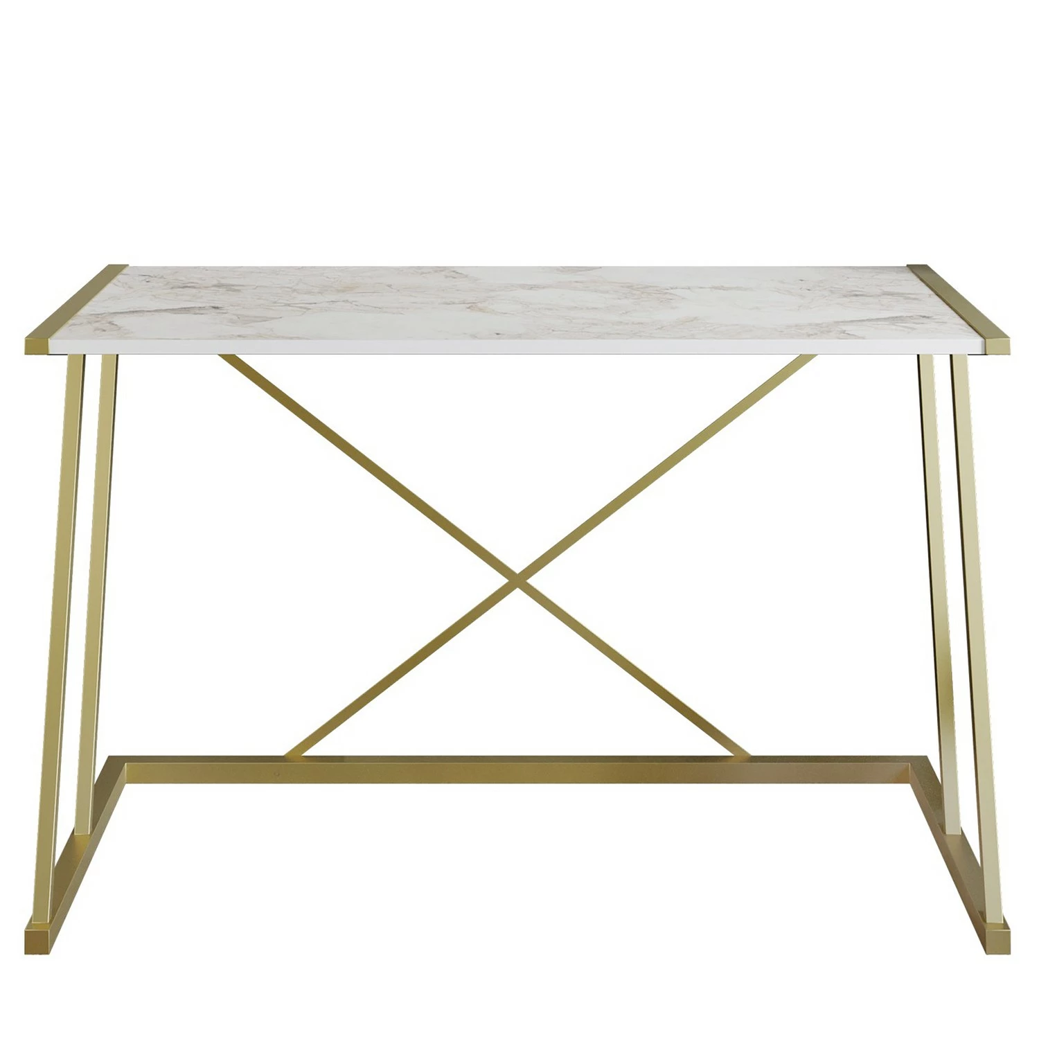 Red Living Schreibtisch Alea - Marmor Weiß Dekor / Gold 3 Red Living Schreibtisch Alea - Marmor Weiß Dekor / Gold
