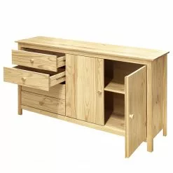 Naturoo Sideboard Bekasi II - Kiefer massiv -Büromöbel Verkäufe 1000273451 210615 13505900074 DETAILS P000000001000273451