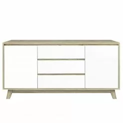 Norrwood Sideboard Jano - Weiß / Eiche Artisan Dekor -Büromöbel Verkäufe 1000273498 210615 13505800059 DETAILS P000000001000273498