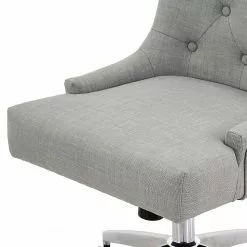 Bürostuhl Caney - Flachgewebe / Metall - Hellgrau / Chrom 9 Bürostuhl Caney - Flachgewebe / Metall - Hellgrau / Chrom -Büromöbel Verkäufe 1000274199 211126 132905000048 DETAILS P000000001000274199