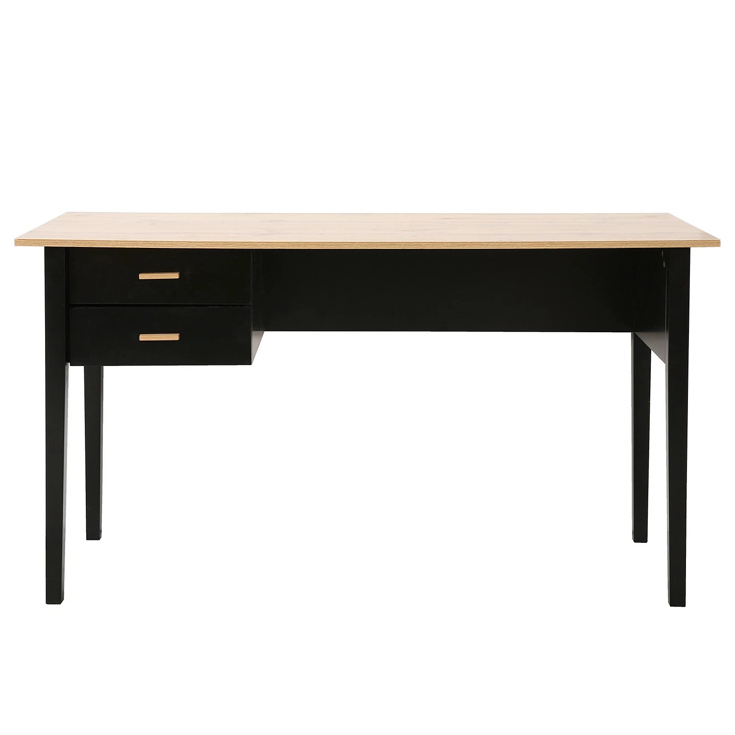 Norrwood Schreibtisch Ted - Eiche Hell Dekor / Schwarz 4 Norrwood Schreibtisch Ted - Eiche Hell Dekor / Schwarz – Bild 2