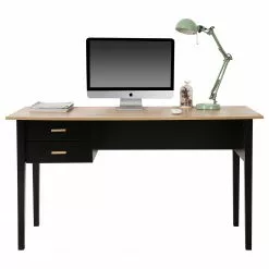 Norrwood Schreibtisch Ted - Eiche Hell Dekor / Schwarz 8 Norrwood Schreibtisch Ted - Eiche Hell Dekor / Schwarz -Büromöbel Verkäufe 1000275391 210624 11464500023 DETAILS P000000001000275391