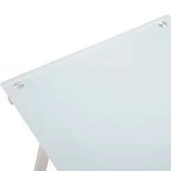 Loftscape Schreibtisch Mahia - Glas / Aluminium - Weiß -Büromöbel Verkäufe 1000275401 210624 11464600044 DETAILS P000000001000275401