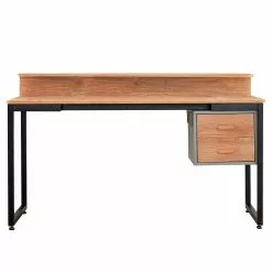 Ars manufacti Schreibtisch Yale - Akazie Dekor / Schwarz -Büromöbel Verkäufe 1000275403 210624 11464700055 DETAILS P000000001000275403