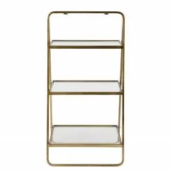 Red Living Regal Kajsa - Glas / Metall - Antik Gold -Büromöbel Verkäufe 1000275622 210630 12464800079 DETAILS P000000001000275622