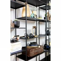 Red Living Regal Jurby II - Metall - Schwarz -Büromöbel Verkäufe 1000275637 210630 12470000157 DETAILS P000000001000275637