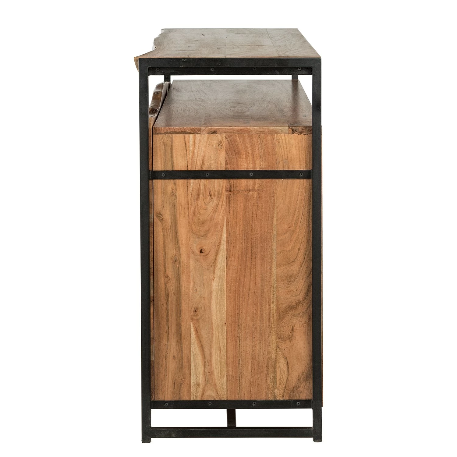 Ars manufacti Sideboard Kaawo - Akazie massiv / Metall - Akazie / Schwarz 7 Ars manufacti Sideboard Kaawo - Akazie massiv / Metall - Akazie / Schwarz – Bild 5