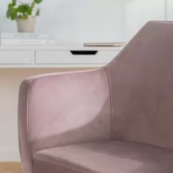 Mørteens Bürodrehstuhl Nicholas IV - Samt / Eisen - Altrosa / Weiß -Büromöbel Verkäufe 1000276826 220907 024 MOOD DETAILS P000000001000276826 mood