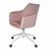 Mørteens Bürodrehstuhl Nicholas IV - Samt / Eisen - Altrosa / Weiß 2 Mørteens Bürodrehstuhl Nicholas IV - Samt / Eisen - Altrosa / Weiß -Büromöbel Verkäufe 1000276826 220909 010 IMAGE P000000001000276826