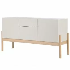 Studio Copenhagen Sideboard Cooby I - Muschelweiß / Eiche Hell