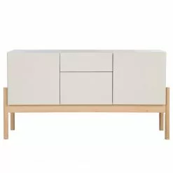 Studio Copenhagen Sideboard Cooby I - Muschelweiß / Eiche Hell -Büromöbel Verkäufe 1000276966 220729 030 DETAILS P000000001000276966